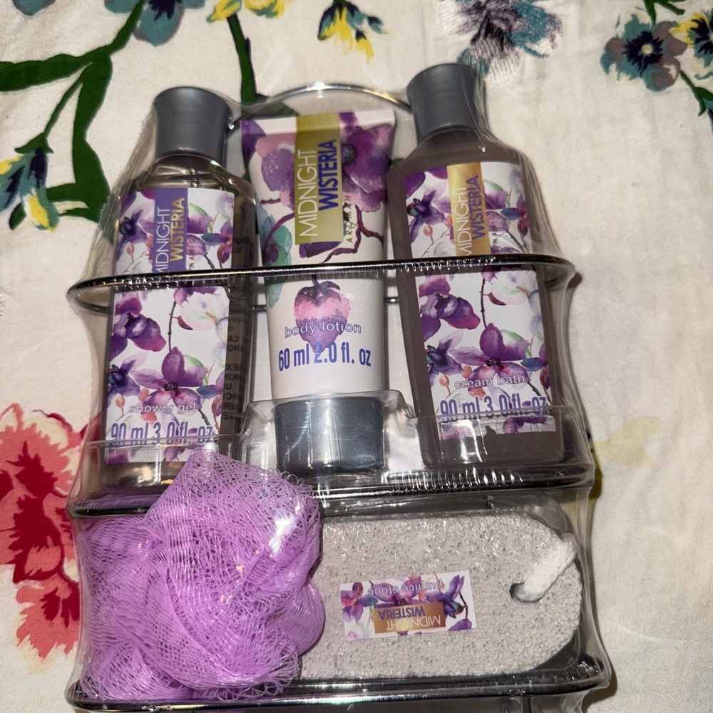 Bath Set - Midnight Wisteria Purple